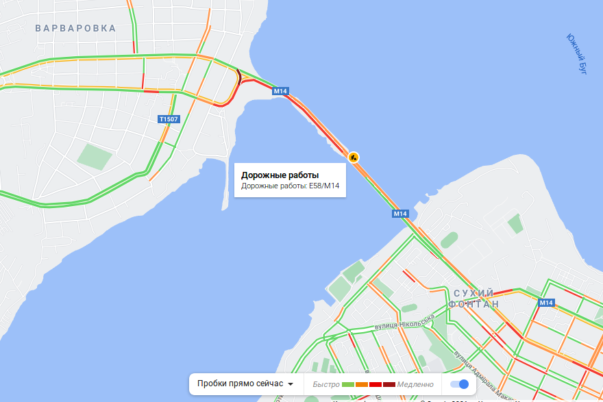 Пробки на борском мосту сейчас онлайн карта